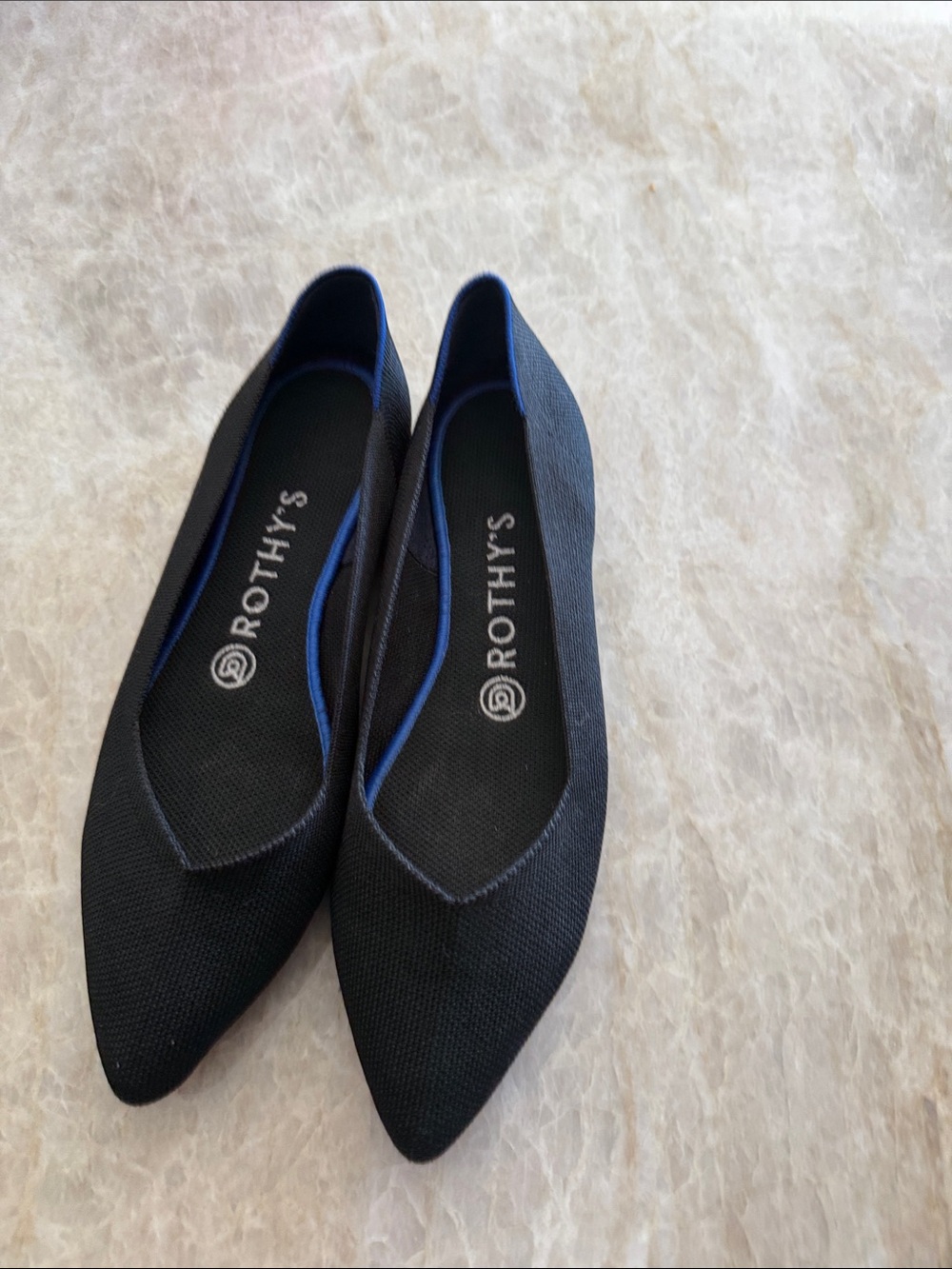 Rothy's Women's pointy Flats 8.5